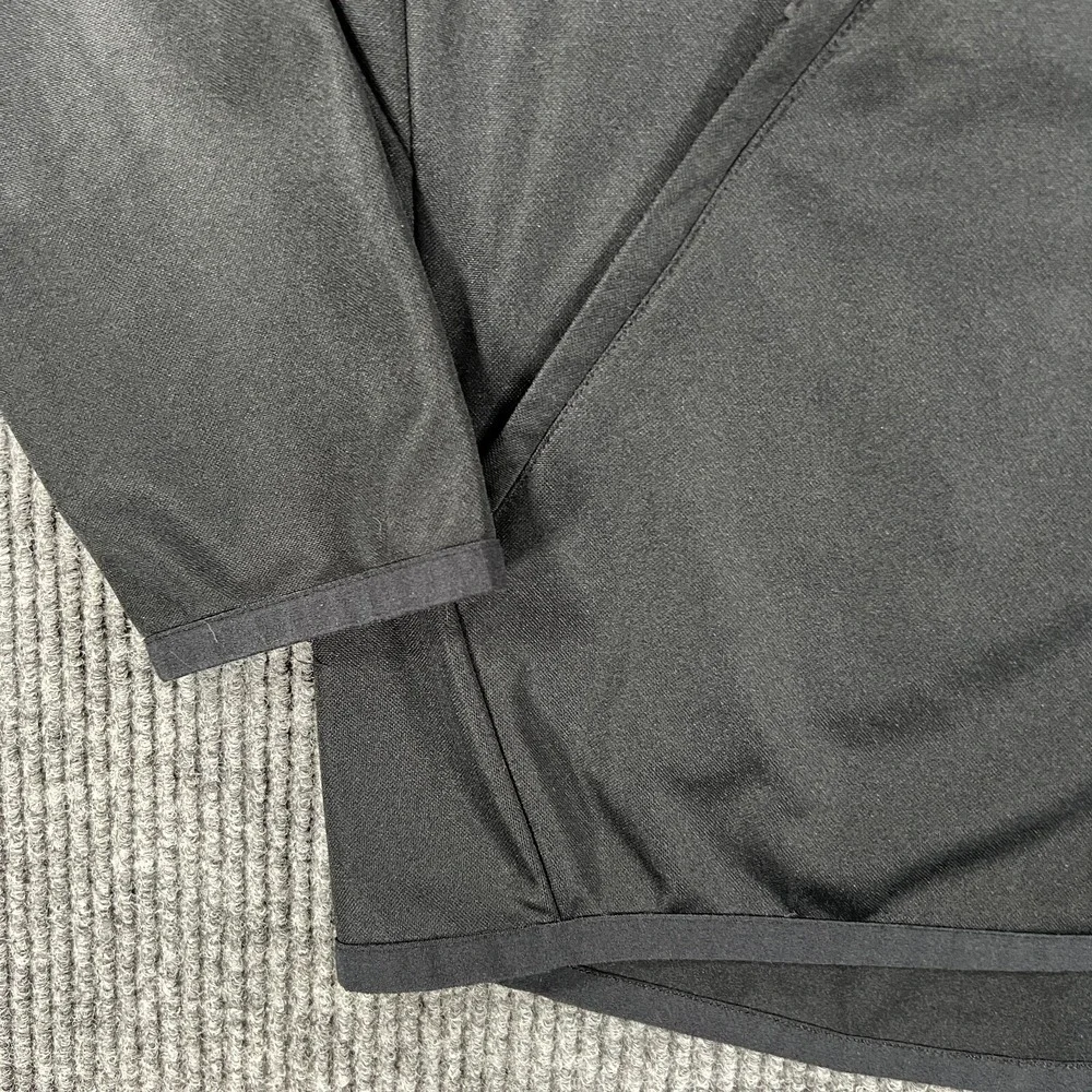 Nike Sweatshirt Mens Medium Black Long Sleeve Full Zip Mock Neck Golf Training